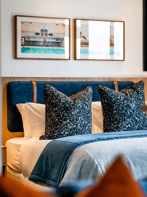 Guest enjoying rooftop views from a Totalstay stay